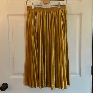 Pleated Velvet skirt from Target